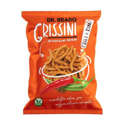 GRISINE INTEGRALNE CHILI I KIM DR.BRADO 70G