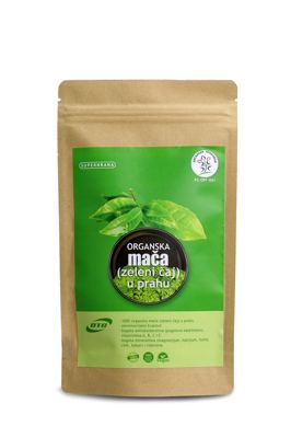 ČAJ ORGANSKI MAČA ZELENI ČAJ U PRAHU DTC 50G