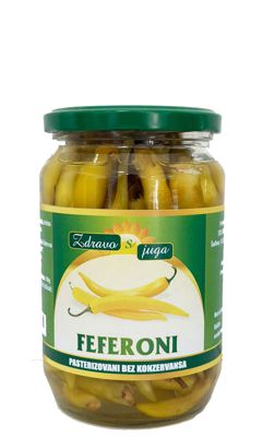 FEFERONI DOMACI LJUTI 310gr GARIC PROMET
