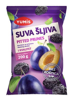 SUVA ŠLJIVA BEZ KOŠTICA 200GR YUMIS