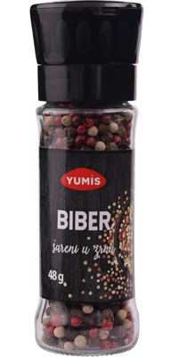 BIBER SARENI U ZRNU YUMIS 48G STAKLENA BOCICA