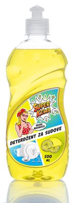 SUPER KEVA DETERDZENT ZA SUDOVE LIMUN 500ML