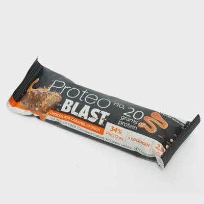 BAR PROTEIN CHOCOLATE CARAMEL CRUNCH PROTEO 60G