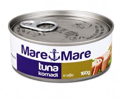 Tunjevina komadi u ulju MARE-MARE 0160g