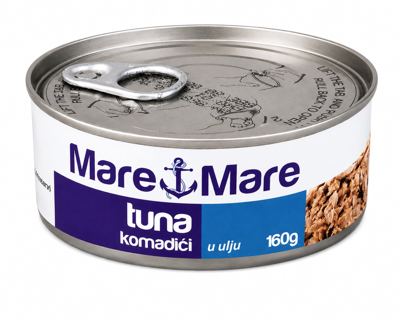 Tunjevina komadici u ulju MARE-MARE 0160g