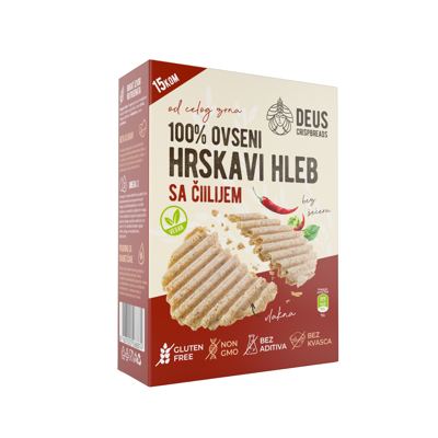 HLEB DEUS OVSENI HRSKAVI ČILI 150G
