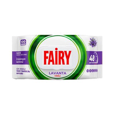 Vlazne maramice 100/1 FAIRY Lavanda za ciscenje povrsina