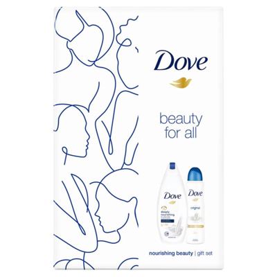 SET DOVE W DEO ORIGINAL 150ML + SG DEEPLY NOURIS