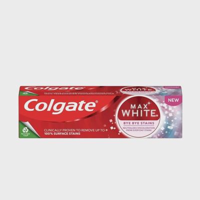 COLGATE PASTA MAX WHITE 75 ML BYE BYE STAINS