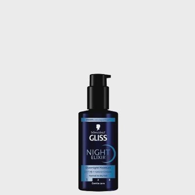 Eliksir Gliss Night Aqua revive100ml