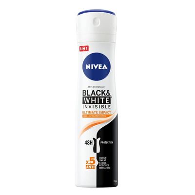 Nivea deo black&white ultimate ž. 150ml