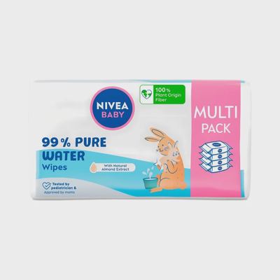 VLAŽNE MARAMICE BABY 99% PURE WATER NIVEA 4X57