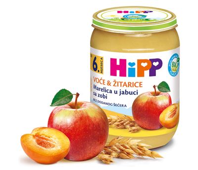 HIPP BIO MAREL/JABUKA/ZOB 190g
