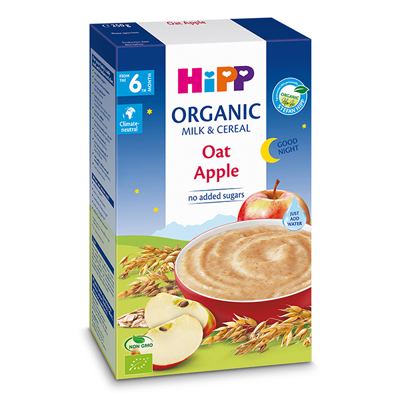 Inst.mlecna kasa ovas jabuka Hipp 250g