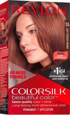 FARBA COLORSILK 3D LIGHT RED. BR. 55 REVLON