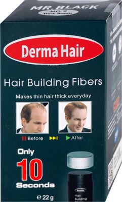 Derma Hair Fiber Dark brown 22gr