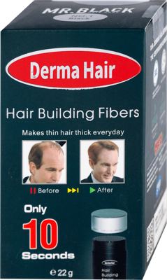 Derma Hair fiber Black 22gr
