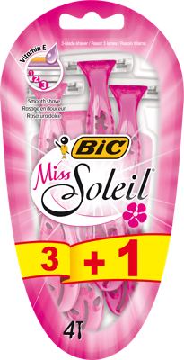 BIC BRIJAC ZENSKI 3 OSTRICE MISS SOLEIL BLISTER 3+1 KOM