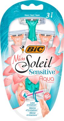 BRIJAČ ŽENSKI MISS SOLEIL SENSITIVE AQUA BIC 3/1
