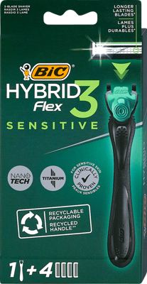 BRIJAČ MUŠKI BIC HYBRID 3 FLEX SENSITIVE B4