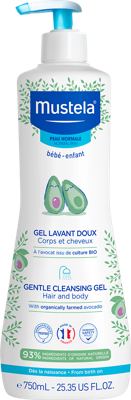 Mustela blagi gel za kupanje 750ml