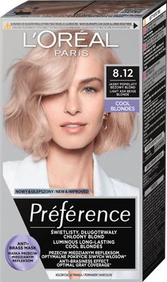 L'ORÉAL Préférence boja za kosu 8.12