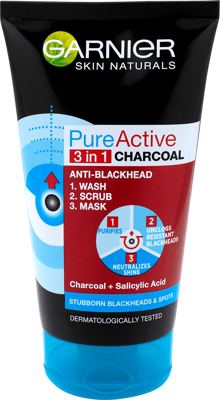 ACT Charcoal mask 3u1 150ml Garnier