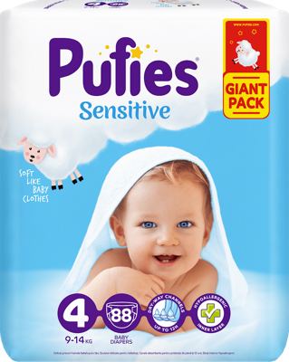PELENE PUFIES SENSITIVE 4 JUNIOR 7-10KG 88/1
