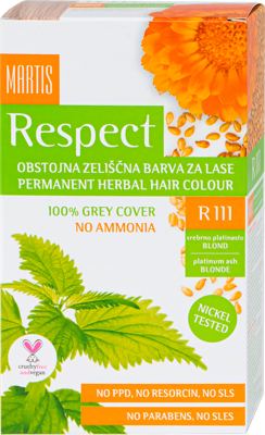 Respect boja za kosu R111 srebrno plava