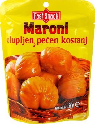 KESTEN OLJUŠTEN I PEČEN 150G MARONI