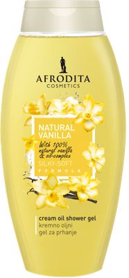 GEL ZA TUŠIRANJE NATURAL VANILLA AFRODITA 250ML