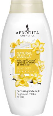MLEKO ZA TELO NATURAL VANILA AFRODITA 250ML