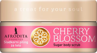 AFRODITA piling/telo CHERRY BLOSS. 175ml
