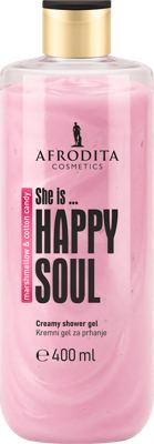 AFRODITA tuš/gel HAPPY SOUL 400ml
