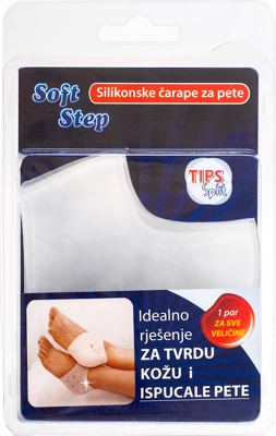 TIPS SILIKONSKE ČARAPE ZA PETE 1par