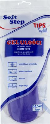 TIPS gel COMFORT žen.ulošci 35,5-42 1par