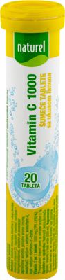 ŠUMEĆE TABLETE NATUREL VIT.C 1000MG SA ZASLAĐ. 80G