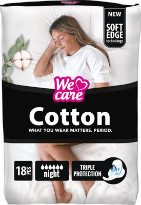 We care Cotton night cik.ulošci 18/1