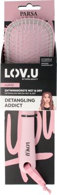 PARSA LOV.U četka/kosu - mala oval roze