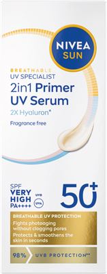 NIVEA SUN 2in1 dnevni serum SPF 50+ 30ml
