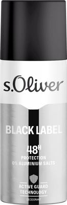 s.Oliver deo sprej black label 150 ml