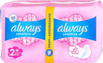 Ulosci ALWAYS duo sensitive 16/1 super 10