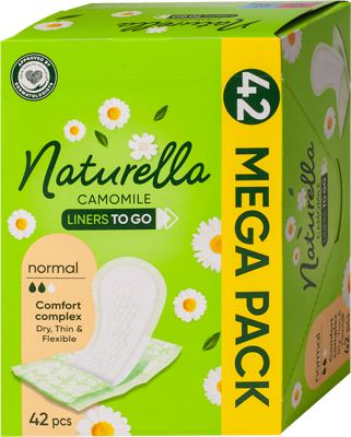 NATURELLA LINERS 42 PLUS CAMOMILE