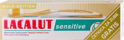 PASTA ZA ZUBE SENS. LACALUT 75ML+ GOLD ČETKICA