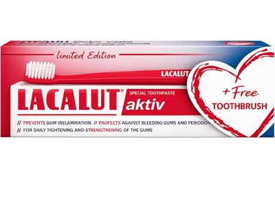 PASTA ZA ZUBE LACALUT AKTIV 75ML+ČET