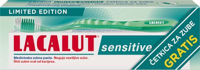 Pasta za zube LACALUT 75ml Sensitive+GARTIS Dr.Theiss