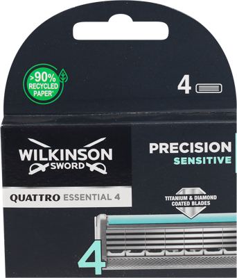 ŽILETI ZA BRIJANJE QUATTRO TITANI SENSITIVE 4KOM WILKINSON