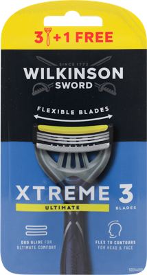 BRIJAČ MUŠKI XTREME 3 ULTIMATE WILKINSON 3+1