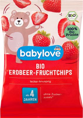 babylove sušene jagode/lis. 4g+ 12g