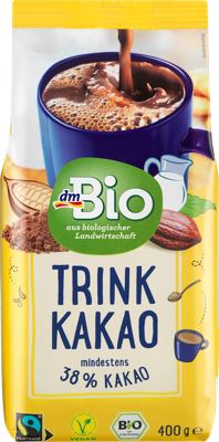 dmBio zaslađeni kakao prah 400g